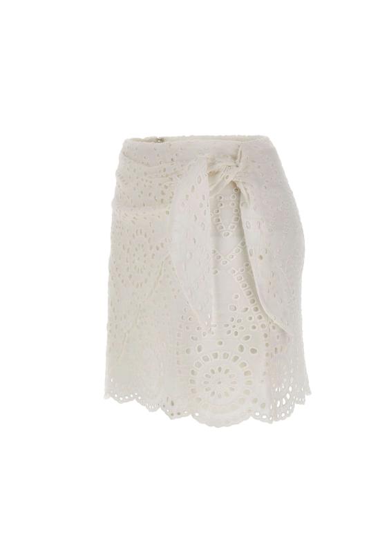 26SS 세인트바쓰 미디 스커트 NYR0001 01000L WHITE - MC2 SAINT BARTH