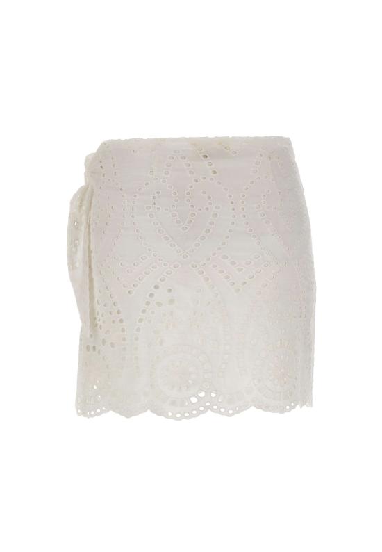 26SS 세인트바쓰 미디 스커트 NYR0001 01000L WHITE - MC2 SAINT BARTH