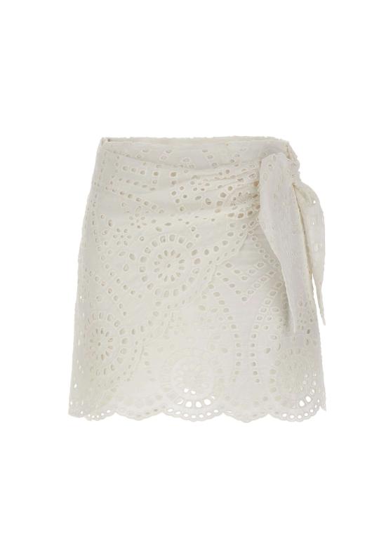 26SS 세인트바쓰 미디 스커트 NYR0001 01000L WHITE