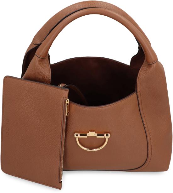 26SS 구찌 토트백 858297AAEAO2718 Saddle Brown - GUCCI