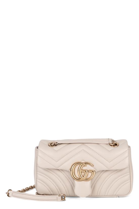 26SS 구찌 GG 마몽 스몰 숄더백 837280AAE381712 Beige