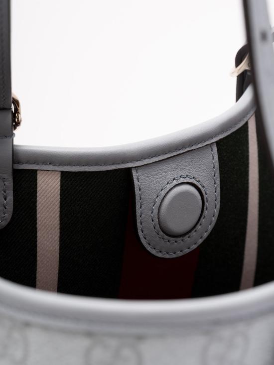 26SS 구찌 GG 엠블럼 미디엄 토트백 815214FAD6L4943 Light Blue - GUCCI