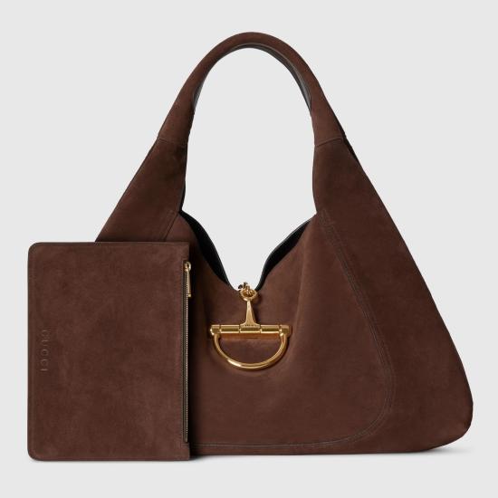 26SS 구찌 소프트빗 맥시 숄더백 837466AAFLB2019 brown - GUCCI