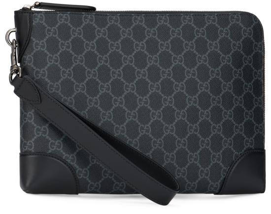 26SS 구찌 GG 엠블럼 스몰 비즈니스 케이스 821156FAD6M1000 black - GUCCI