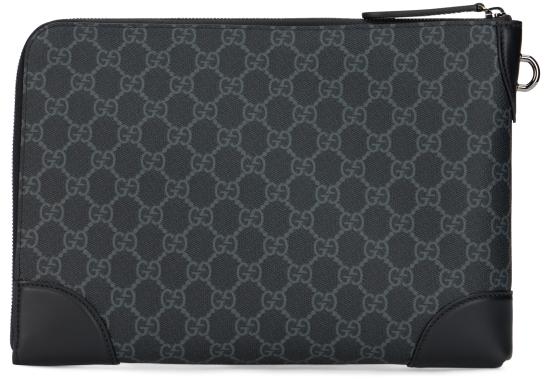 26SS 구찌 GG 엠블럼 스몰 비즈니스 케이스 821156FAD6M1000 black - GUCCI