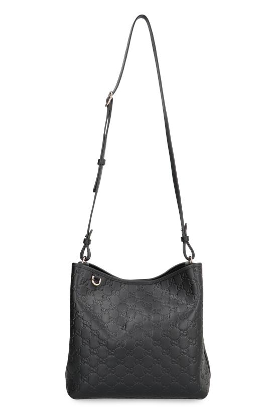 25FW 구찌 GG 엠블럼 미디움 버킷백 815103AAFDV1000 black - GUCCI