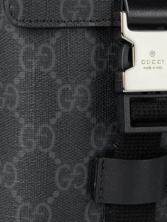 25SS 구찌 GG 슈프림 미니 숄더백 816954FAD8C1049 black - GUCCI