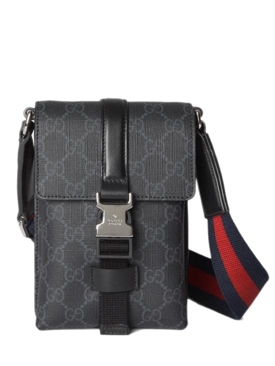 25SS 구찌 GG 슈프림 미니 숄더백 816954FAD8C1049 black