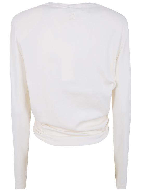 26SS 마그다뷰트림 긴팔 티셔츠 121526 CREAM NUDE NEUTRALS - MAGDA BUTRYM