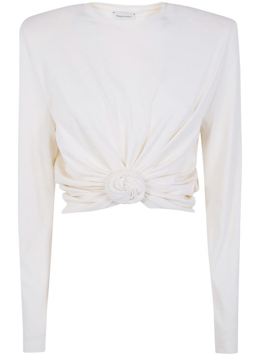 26SS 마그다뷰트림 긴팔 티셔츠 121526 CREAM NUDE NEUTRALS