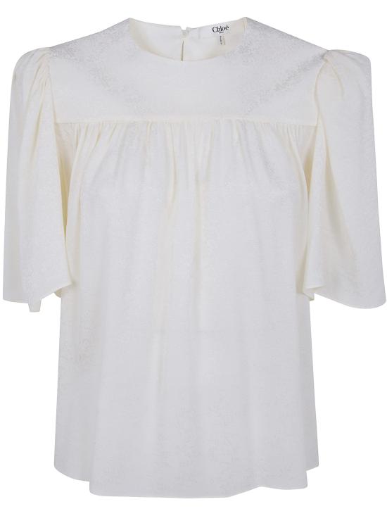 26SS 끌로에 블라우스 CH26UHT55332 103 WHITE