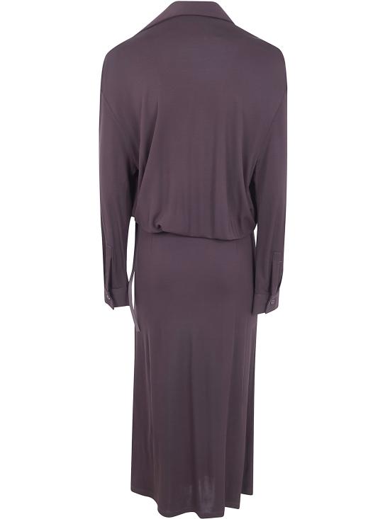 26SS 세미쿠튀르 롱 원피스 S6SQ16 T83 BROWN - SEMI-COUTURE