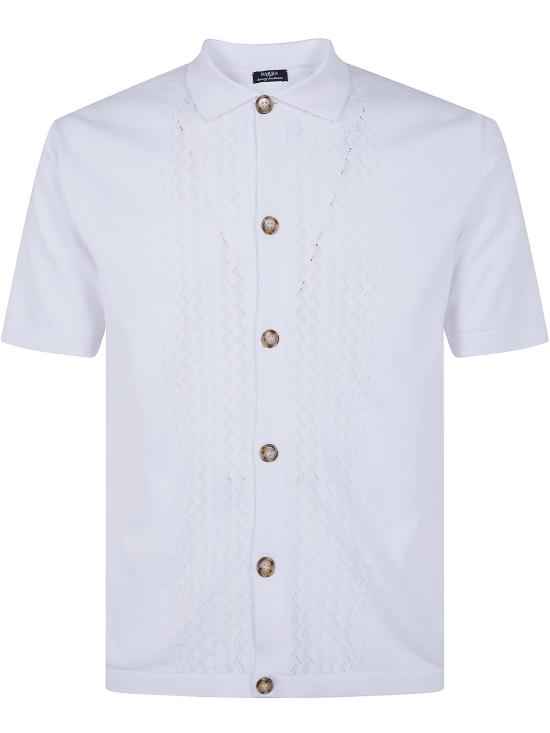 26SS 발바 반팔 셔츠 6000918 001 WHITE