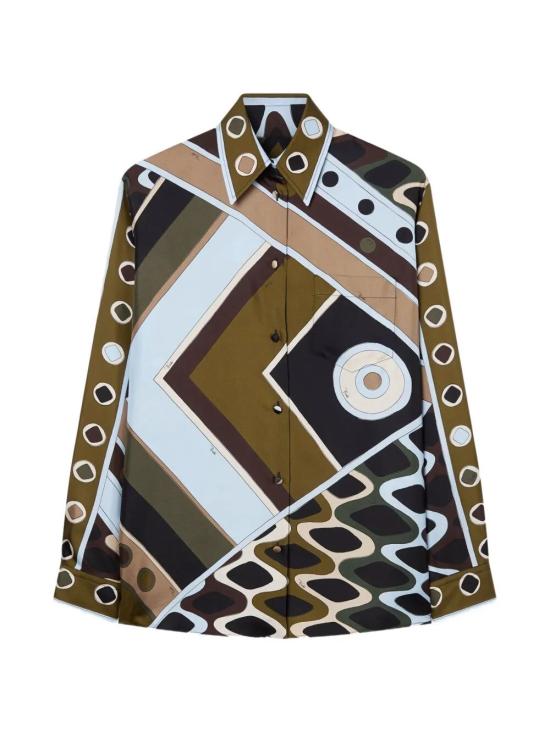 26SS 에밀리오푸치 블라우스 6HRJ106H853 016 GREEN - EMILIO PUCCI