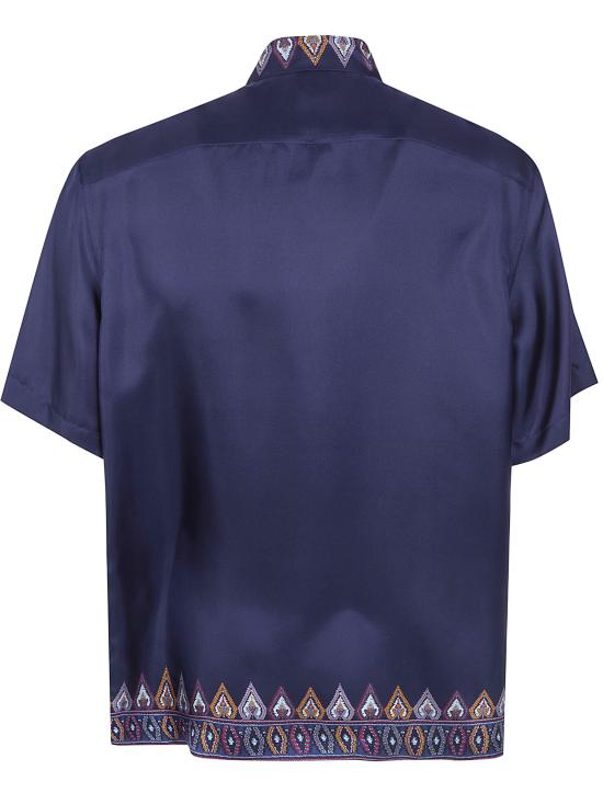 26SS 에트로 반팔 셔츠 MRIC001199SP1J5 X0885 BLUE - ETRO