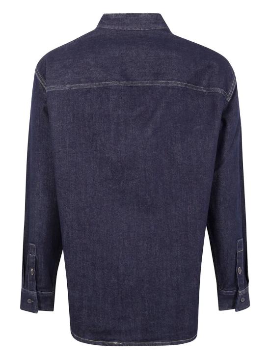 25FW 엠포리오 아르마니 긴팔 셔츠 EM003696AF19841 MB001 BLUE - EMPORIO ARMANI