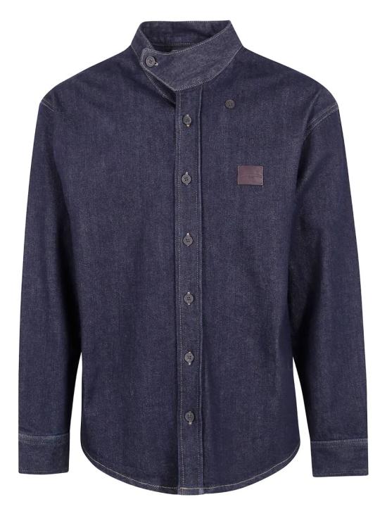 25FW 엠포리오 아르마니 긴팔 셔츠 EM003696AF19841 MB001 BLUE - EMPORIO ARMANI