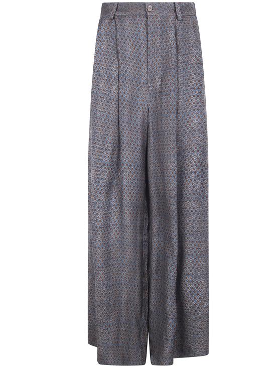 26SS 우마 왕 스트레이트 팬츠 UW3016 UW036 BLUE - UMA WANG