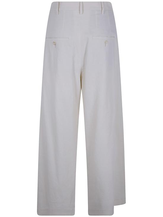 26SS 우마 왕 스트레이트 팬츠 UW3018098 UW101 WHITE - UMA WANG