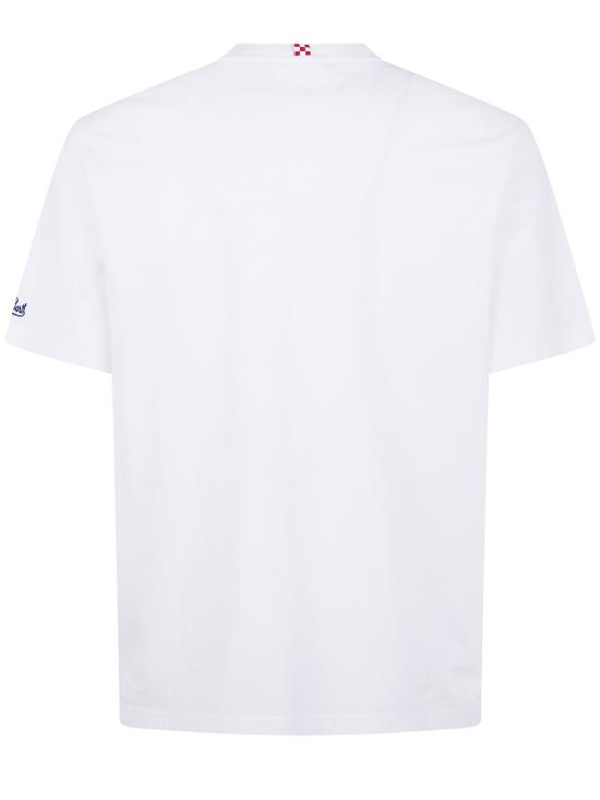 26SS 세인트바쓰 반팔 티셔츠 POT000100156L 01N WHITE - MC2 SAINT BARTH