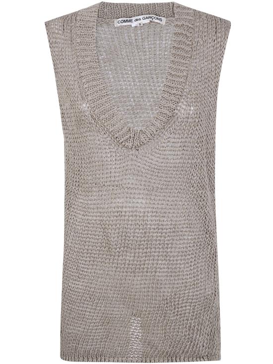 26SS 꼼데가르송 스웨터 GQN006 ECRU NUDE NEUTRALS