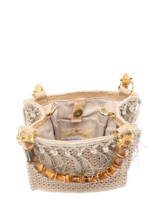 26SS 라밀라네사 토트백 FLORA ROPE NUDE NEUTRALS - LA MILANESA