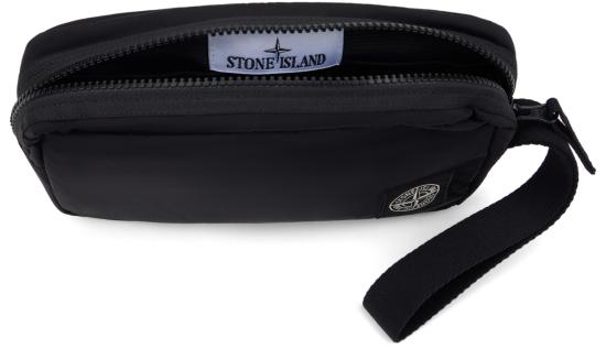 26SS 스톤 아일랜드 코티드 나일론 메탈 에코닐 벨트 백 어드저스터블 스트랩 L1S159200014S0251V0029 black - STONE ISLAND