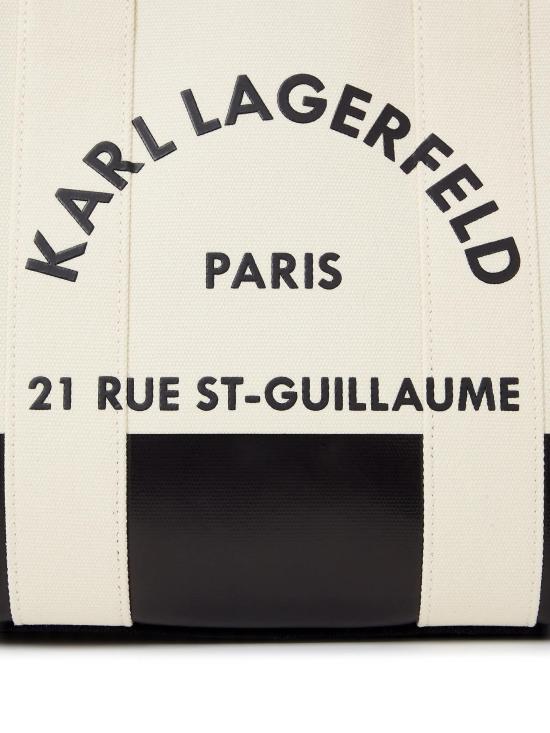 26SS 칼라거펠트 토트백 A3W50025101 WHITEBLACK - KARL LAGERFELD