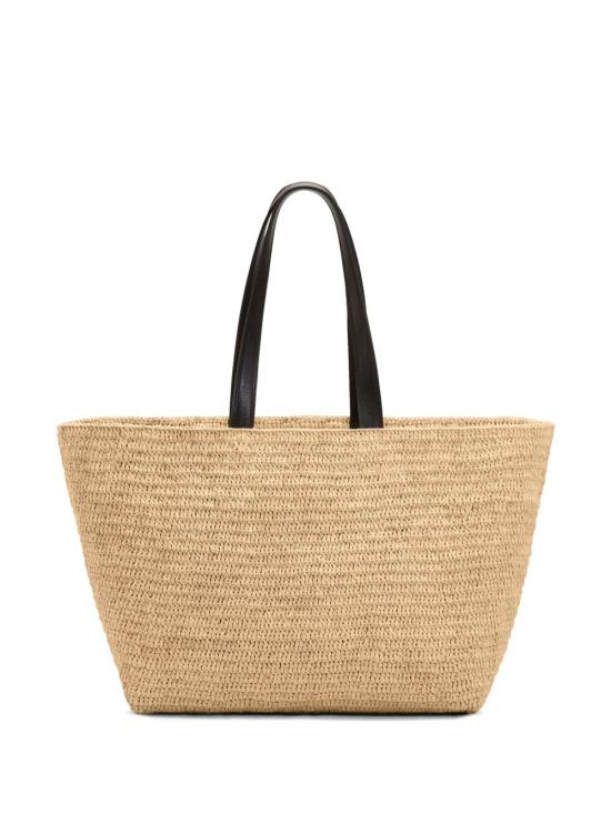 26SS 아미 빅 하트 로고 라피아 토트백 ULL740AW0036113 NATUREL - AMI