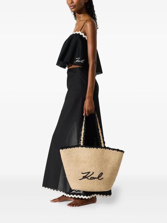 26SS 칼라거펠트 숄더백 B1W46070106 NATURAL - KARL LAGERFELD