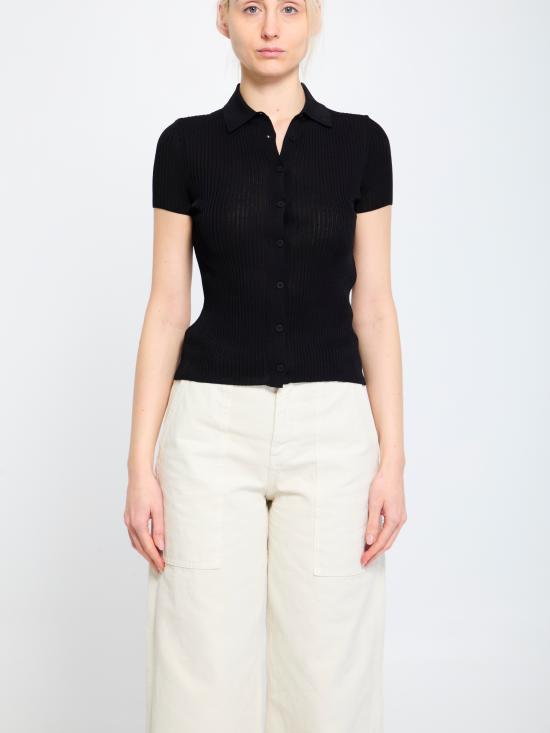 26SS 발렌시아가 셔츠 857233T52371000 BLACK