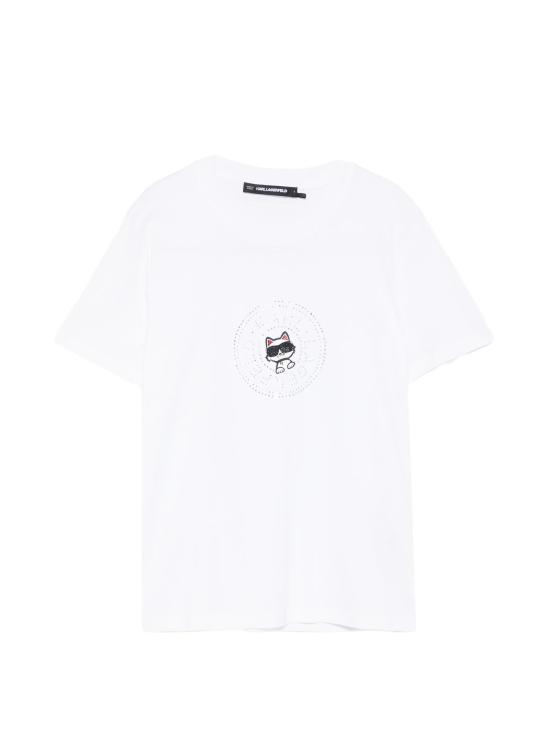 26SS 칼라거펠트 반팔 티셔츠 B2W17025100 WHITE