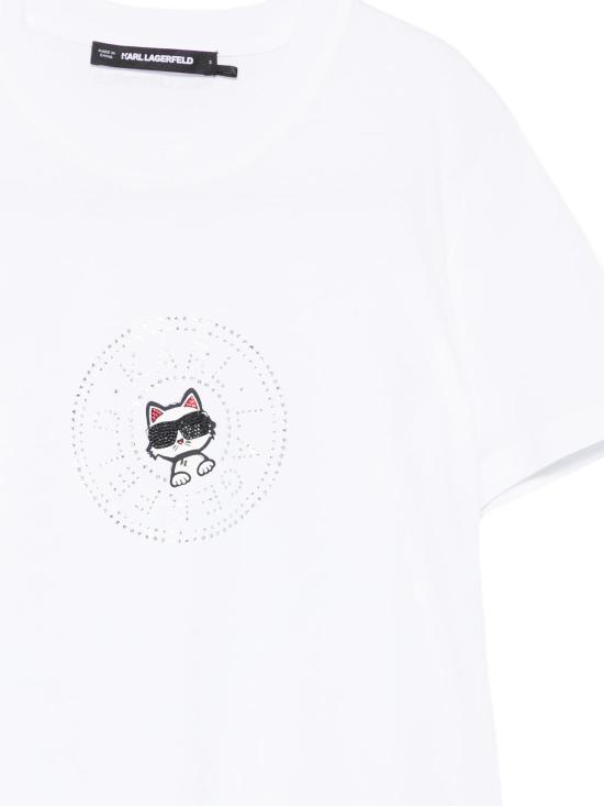 26SS 칼라거펠트 반팔 티셔츠 B2W17025100 WHITE - KARL LAGERFELD