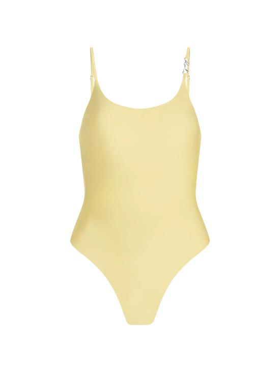 26SS 칼라거펠트 원피스 수영복 A3W460112IG SUNSYELLOW