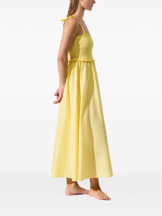 26SS 칼라거펠트 롱 원피스 A2W460092IG SUNSYELLOW - KARL LAGERFELD