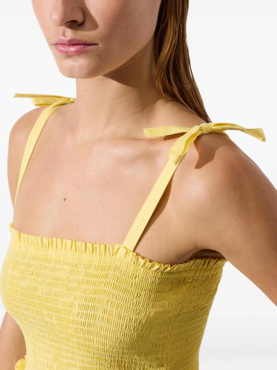 26SS 칼라거펠트 롱 원피스 A2W460092IG SUNSYELLOW - KARL LAGERFELD