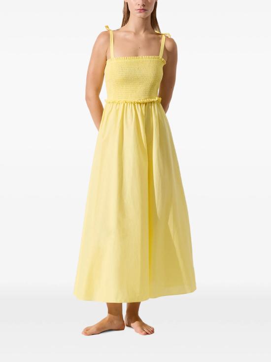 26SS 칼라거펠트 롱 원피스 A2W460092IG SUNSYELLOW - KARL LAGERFELD