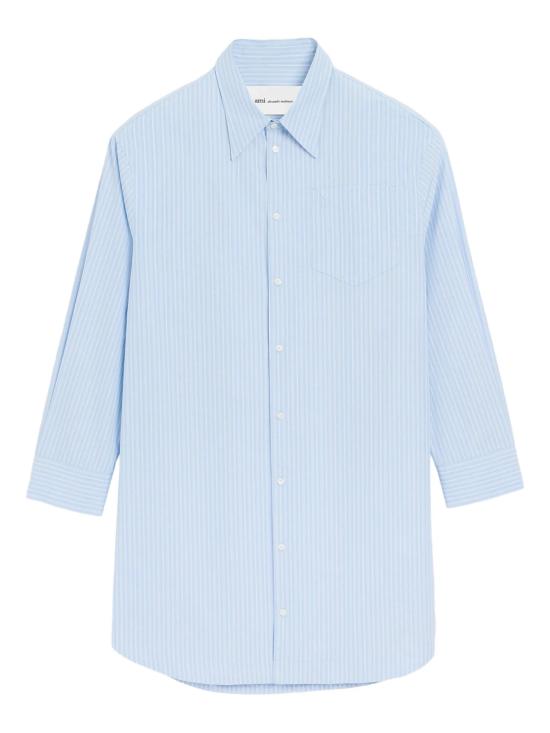 26SS 아미 미디 원피스 UDR663CO02194844 BLEUCBLANC