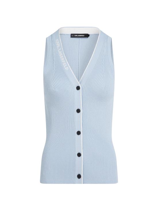 26SS 칼라거펠트 민소매 티셔츠 B2W180141QV KBLUPRISTI