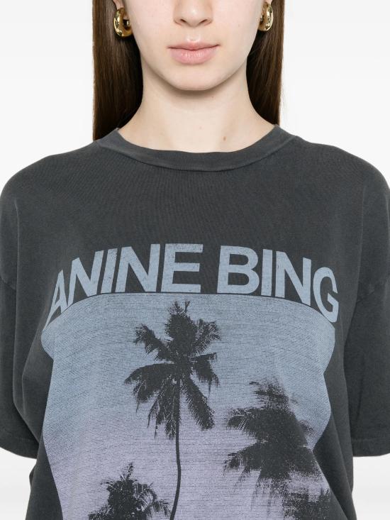 26SS 애니빙 반팔 티셔츠 A0812162WBL1 WASHEDGREY - ANINE BING