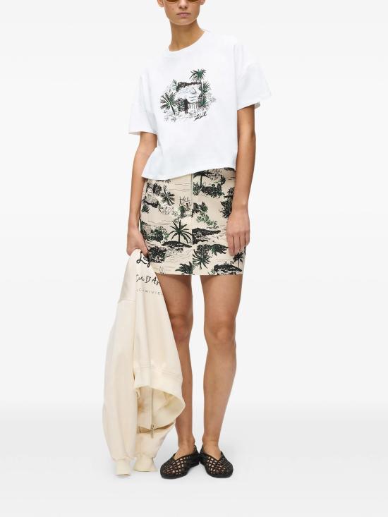 26SS 칼라거펠트 반팔 티셔츠 B2W17012100 WHITE - KARL LAGERFELD