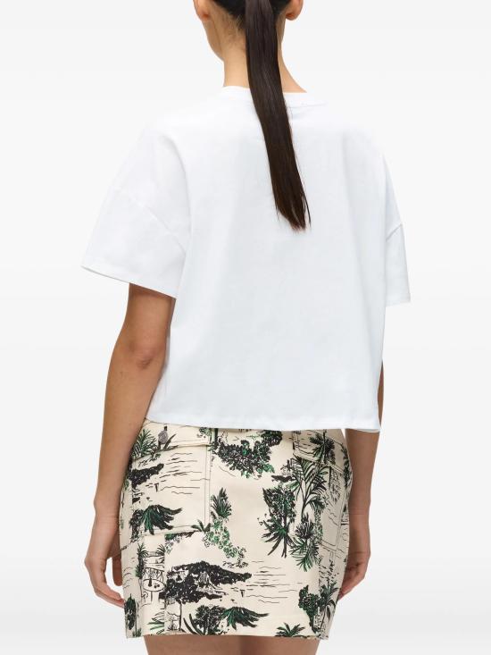 26SS 칼라거펠트 반팔 티셔츠 B2W17012100 WHITE - KARL LAGERFELD