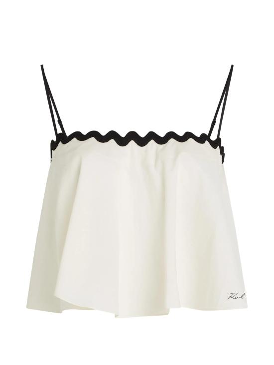 26SS 칼라거펠트 민소매 티셔츠 B1W46022B09 CANNOCREAM