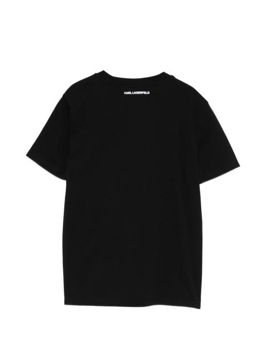 26SS 칼라거펠트 반팔 티셔츠 B2W17025999 BLACK - KARL LAGERFELD