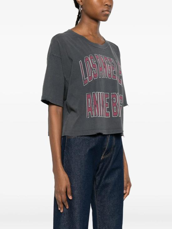 26SS 애니빙 반팔 티셔츠 A0811739WBL1 WASHBLACK - ANINE BING