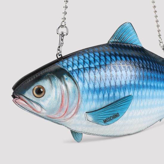 26SS 모스키노 클러치/파우치 MC4106PP1OOS1 70A BLUE - MOSCHINO