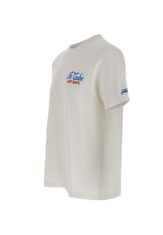 26SS 세인트바쓰 반팔 티셔츠 PRL0002 00935L WHITE - MC2 SAINT BARTH