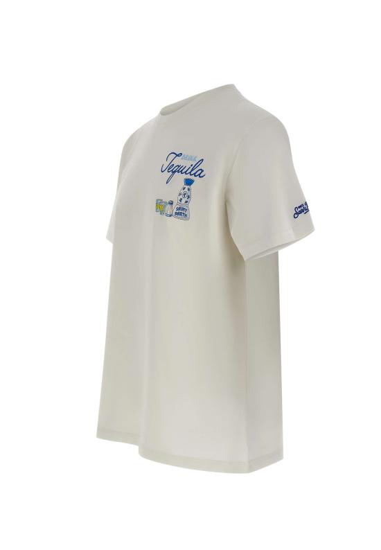 26SS 세인트바쓰 반팔 티셔츠 PRL0002 07985L WHITE - MC2 SAINT BARTH