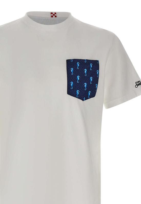 26SS 세인트바쓰 반팔 티셔츠 BLA0001 04226L WHITE - MC2 SAINT BARTH