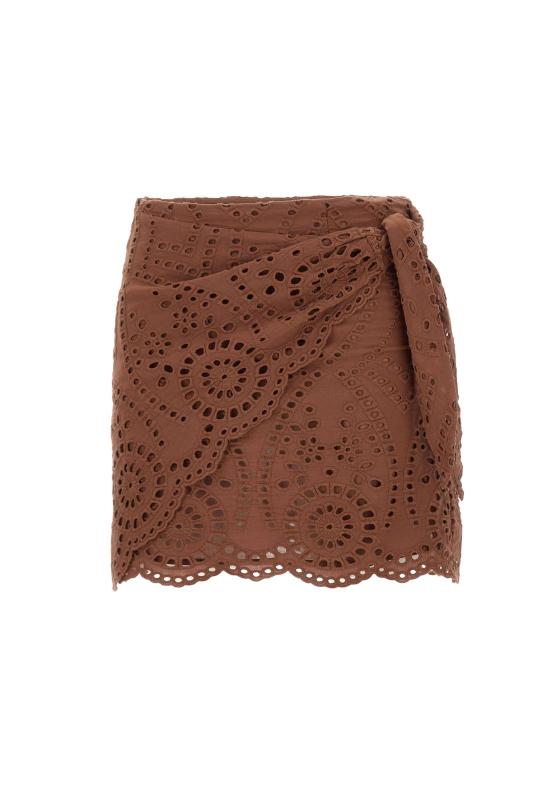 26SS 세인트바쓰 미디 스커트 NYR0001 01005L BROWN